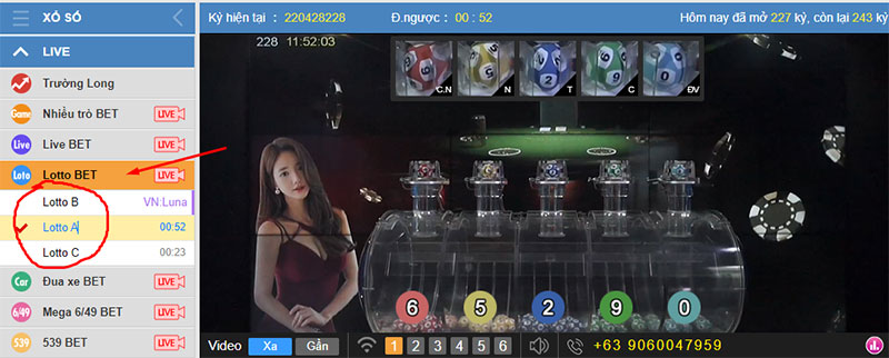 Các hình thức đặt cược lotto Kubet