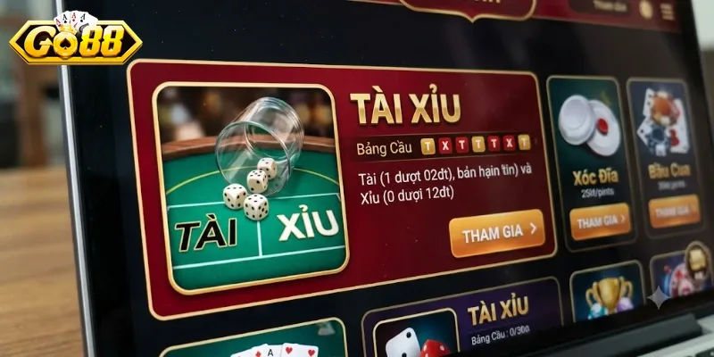 Tổng Quan Về Bàn Cược Xóc Đĩa Trực Tuyến Tại GO88